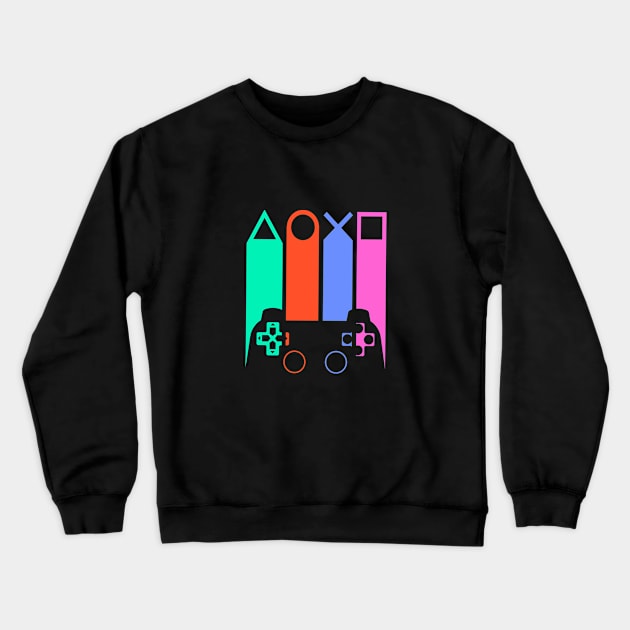 Gamepad Crewneck Sweatshirt by Lolebomb